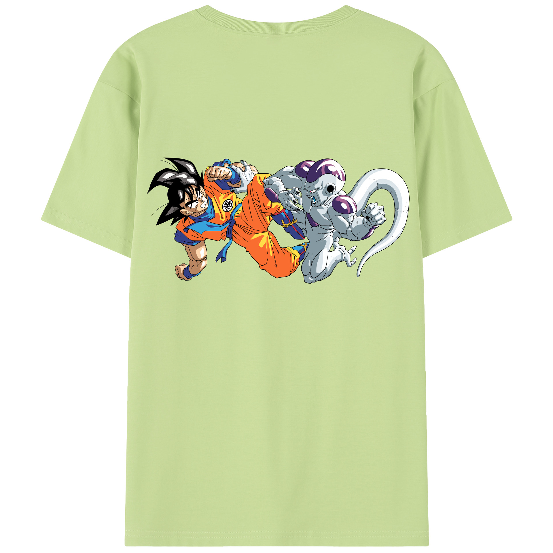 （画像用） ドラゴンボール 孫悟空（そん ごくう）Son Goku カカロット DRAGON BALL Kakarotto 綿100％半袖Tシャツ（背面プリント）